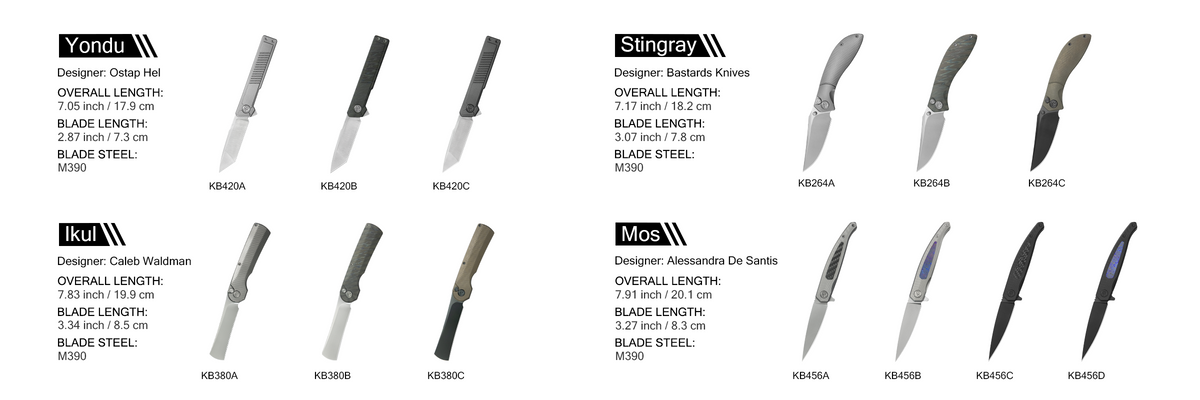 KB Knives New Models in April 2026