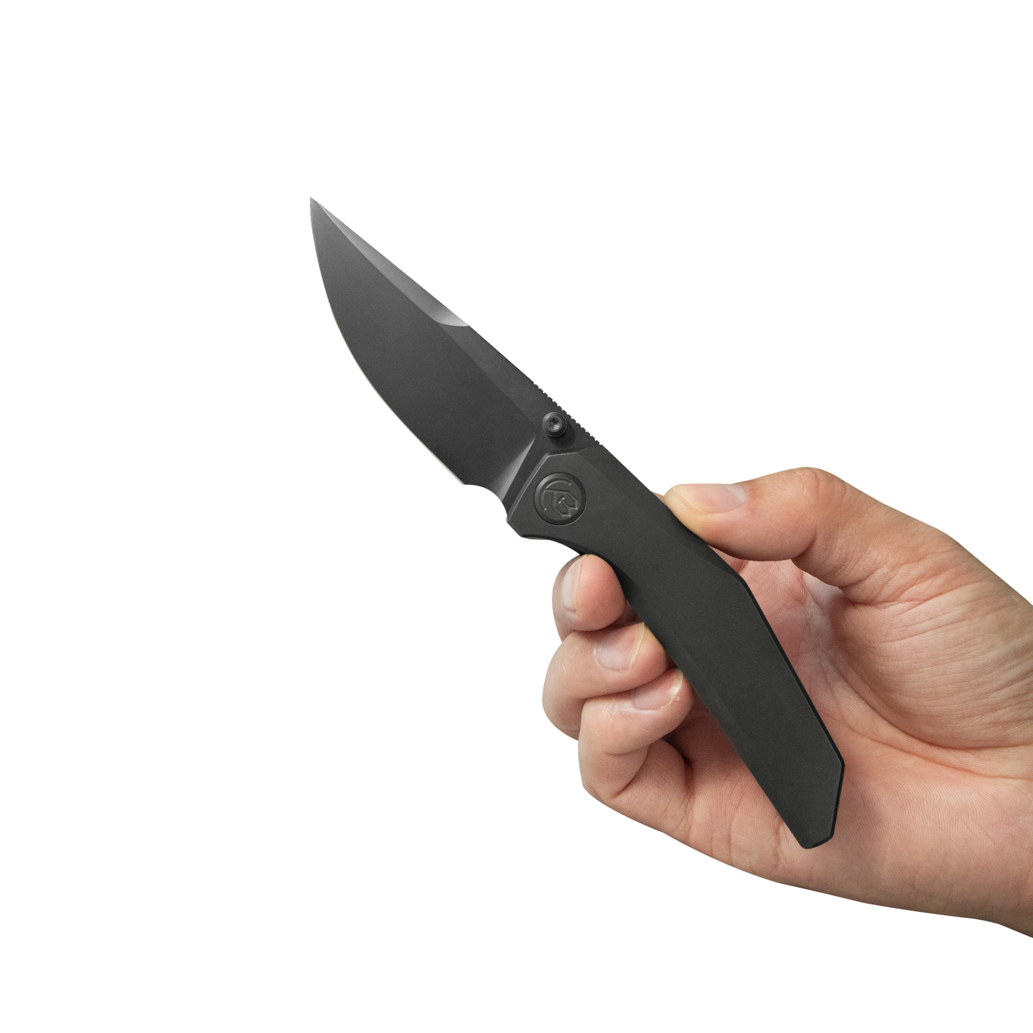 KB Eclipse Folding knife Regular DLC Integral Titanium Handle 3.31'' Regular DLC M390 Blade KB417C