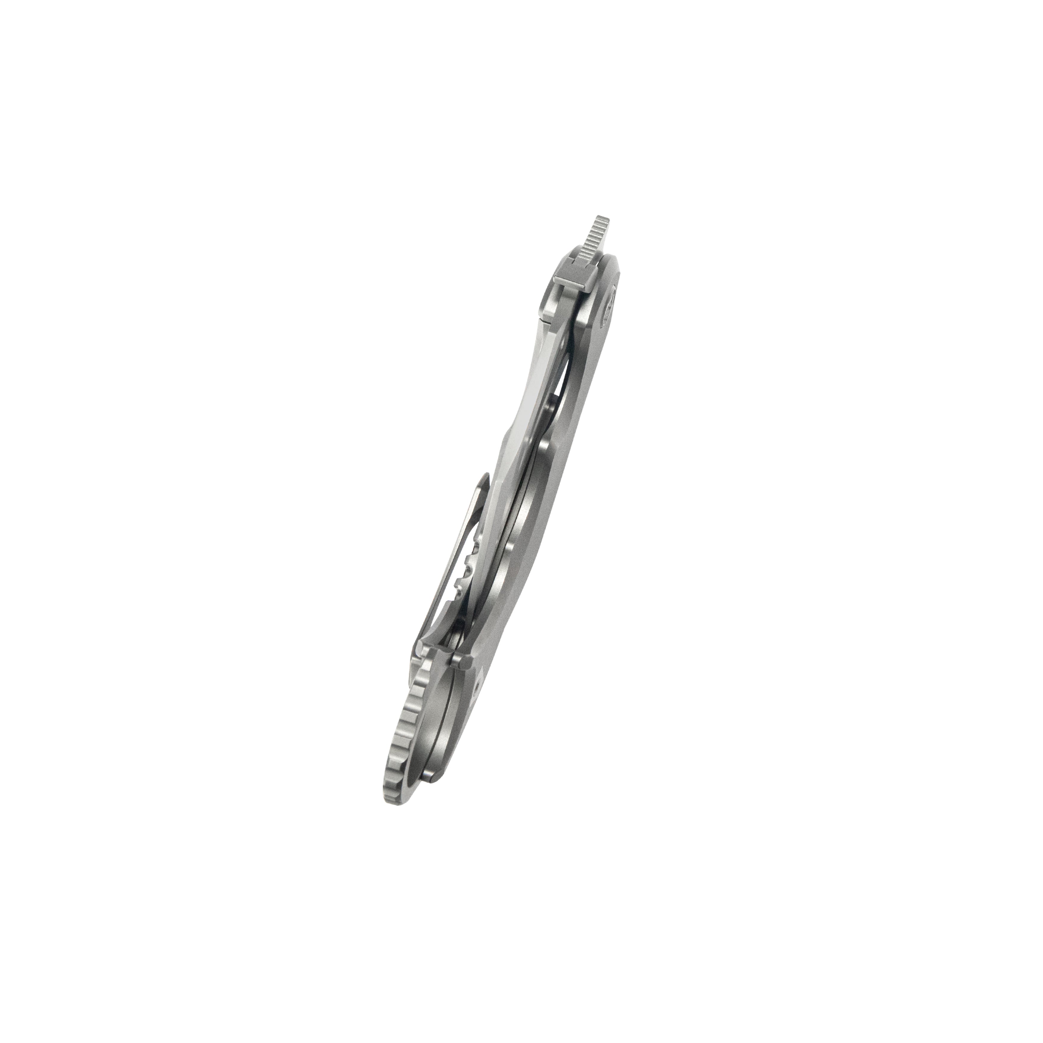 KB Wrath Frame Lock Karambit Ti Handle w/ Diagonal Milling 2.52'' Beadblast M390 KB271A