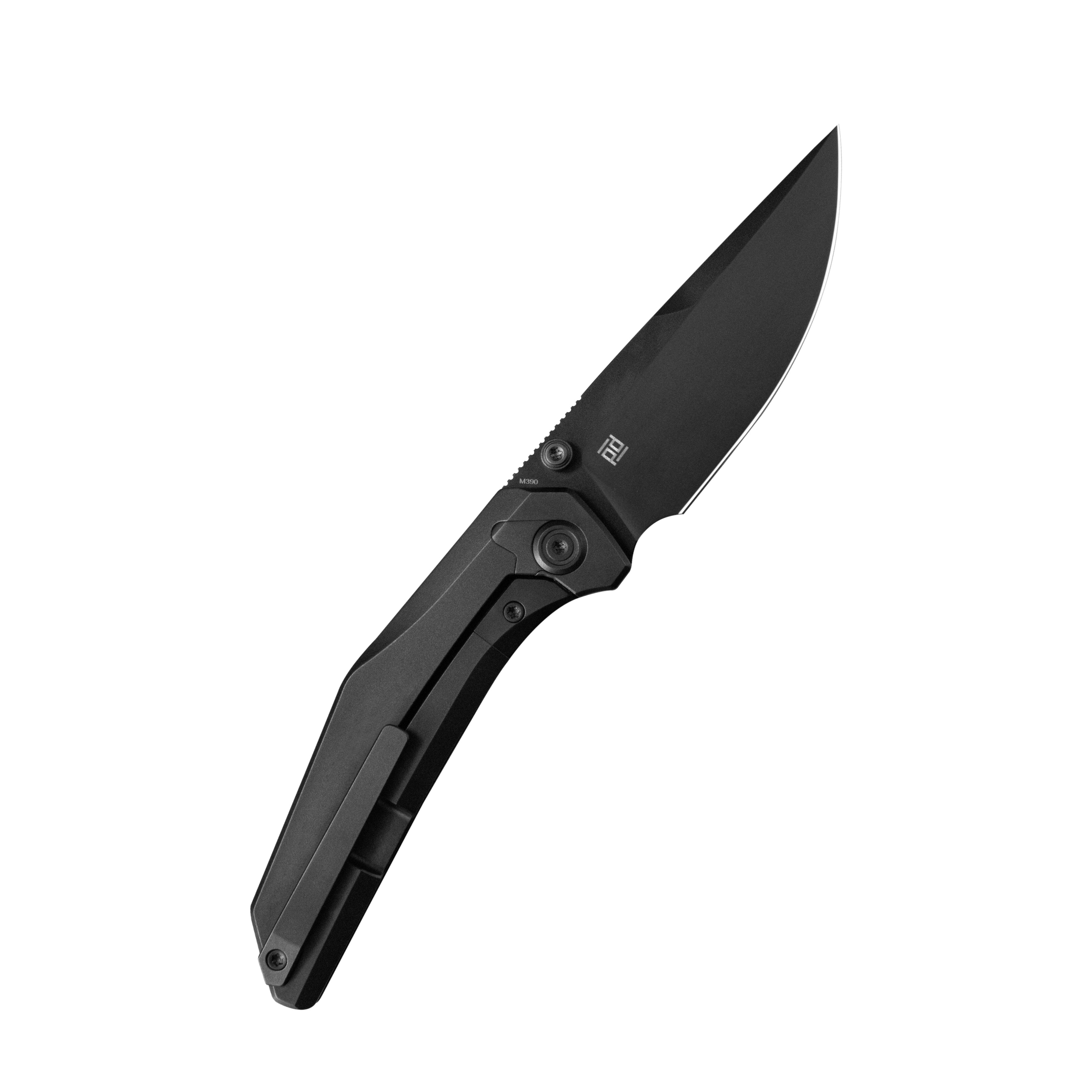 KB Eclipse Folding knife Regular DLC Integral Titanium Handle 3.31'' Regular DLC M390 Blade KB417C