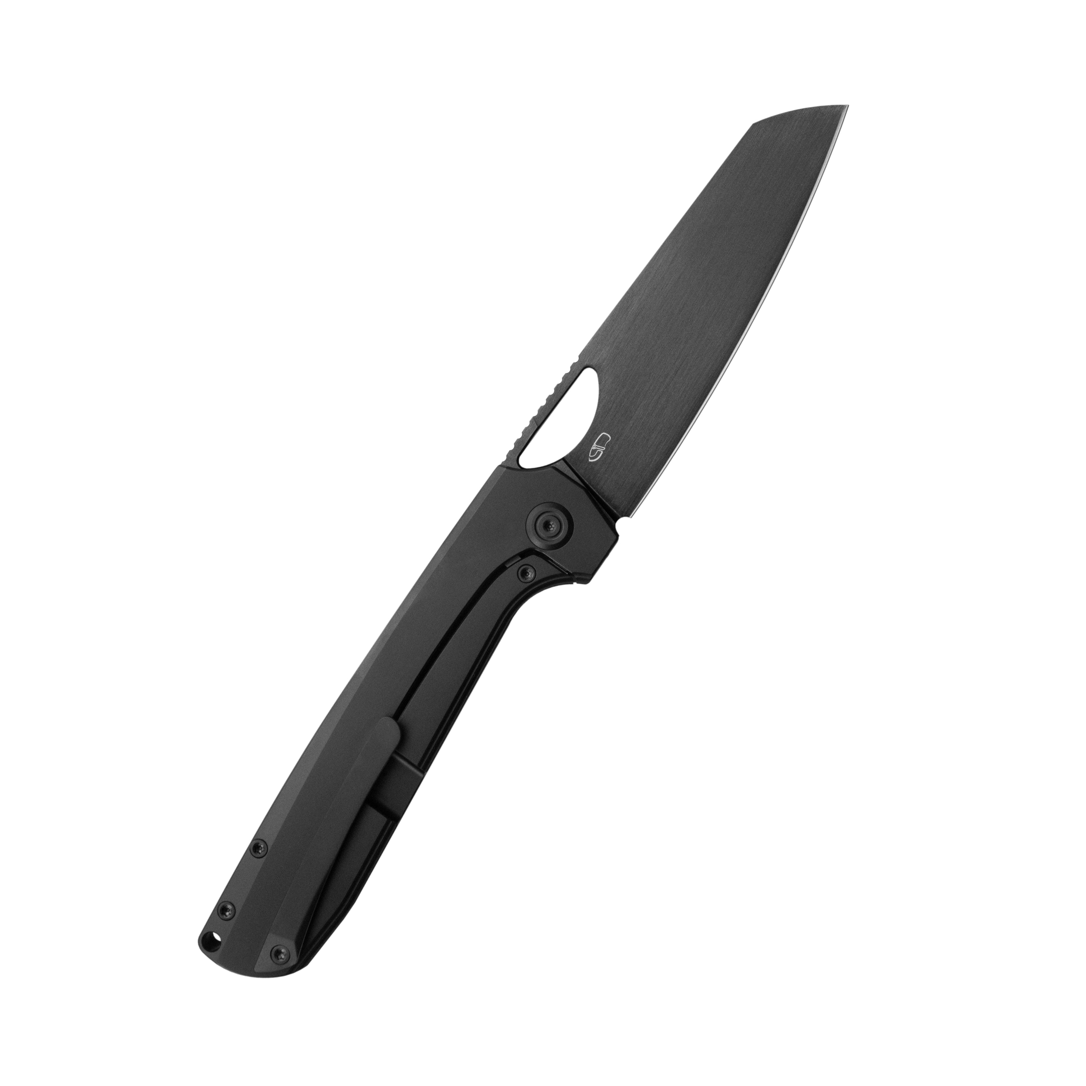 KB Elang Frame Lock Folding Knife DLC Titanium Handle 3.86" DLC M390 Blade KB339D