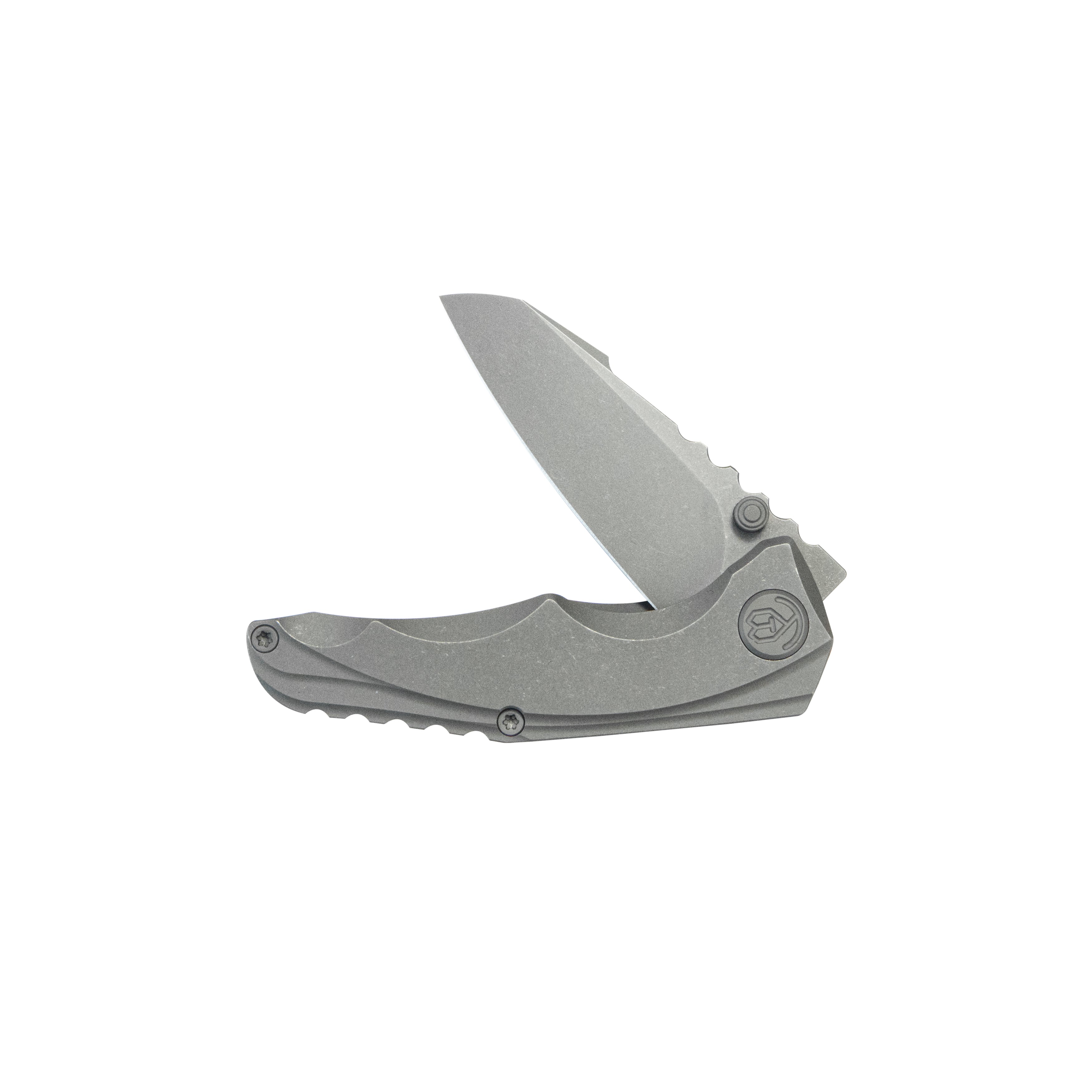 KB Steeltle Folding Knife Darkwash Titanium Handle 2.36" Darkwash M390 Blade KB390B