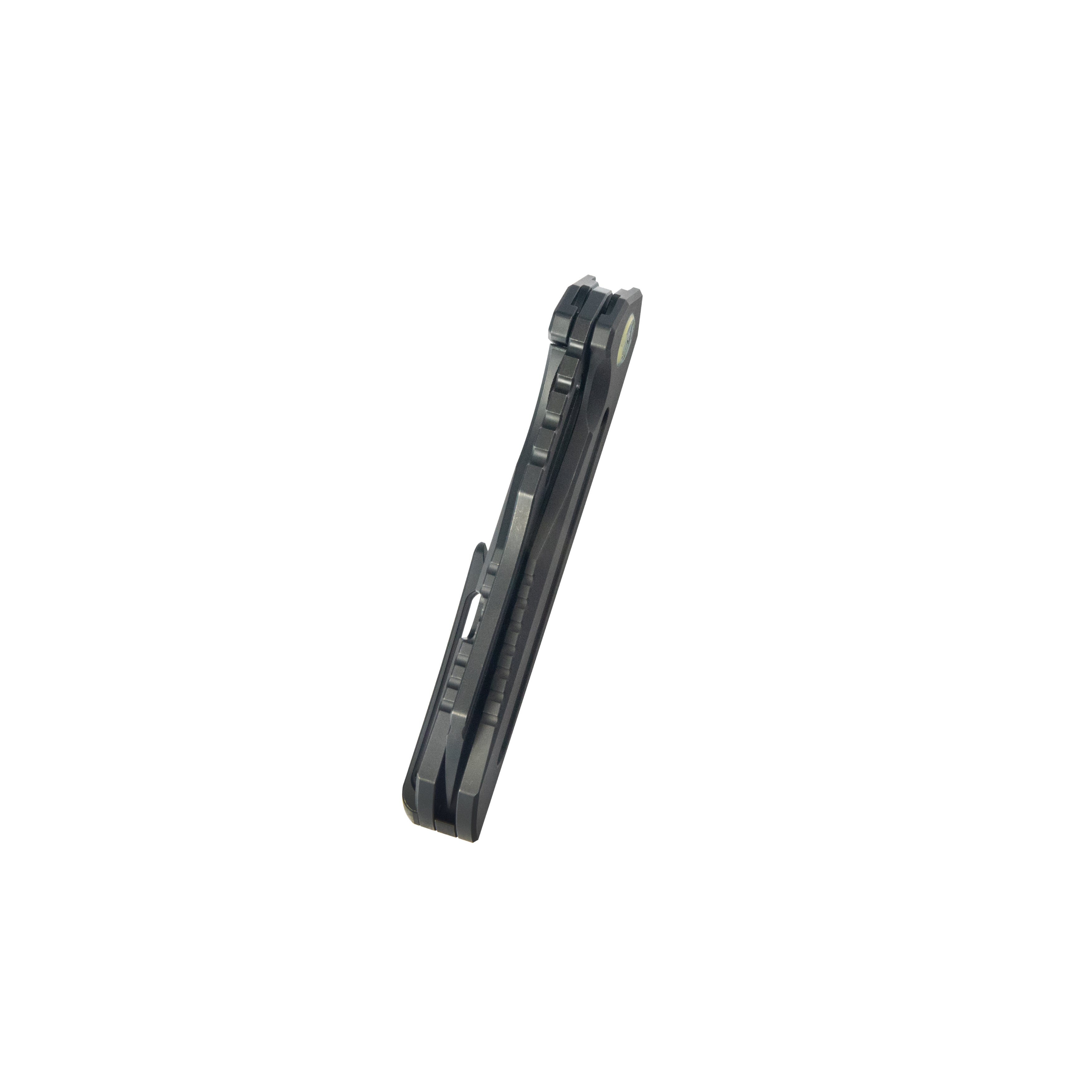 KB Atlas Folding Knife Black Titanium Handle 3.74" Blackwash M390 Blade KB290F