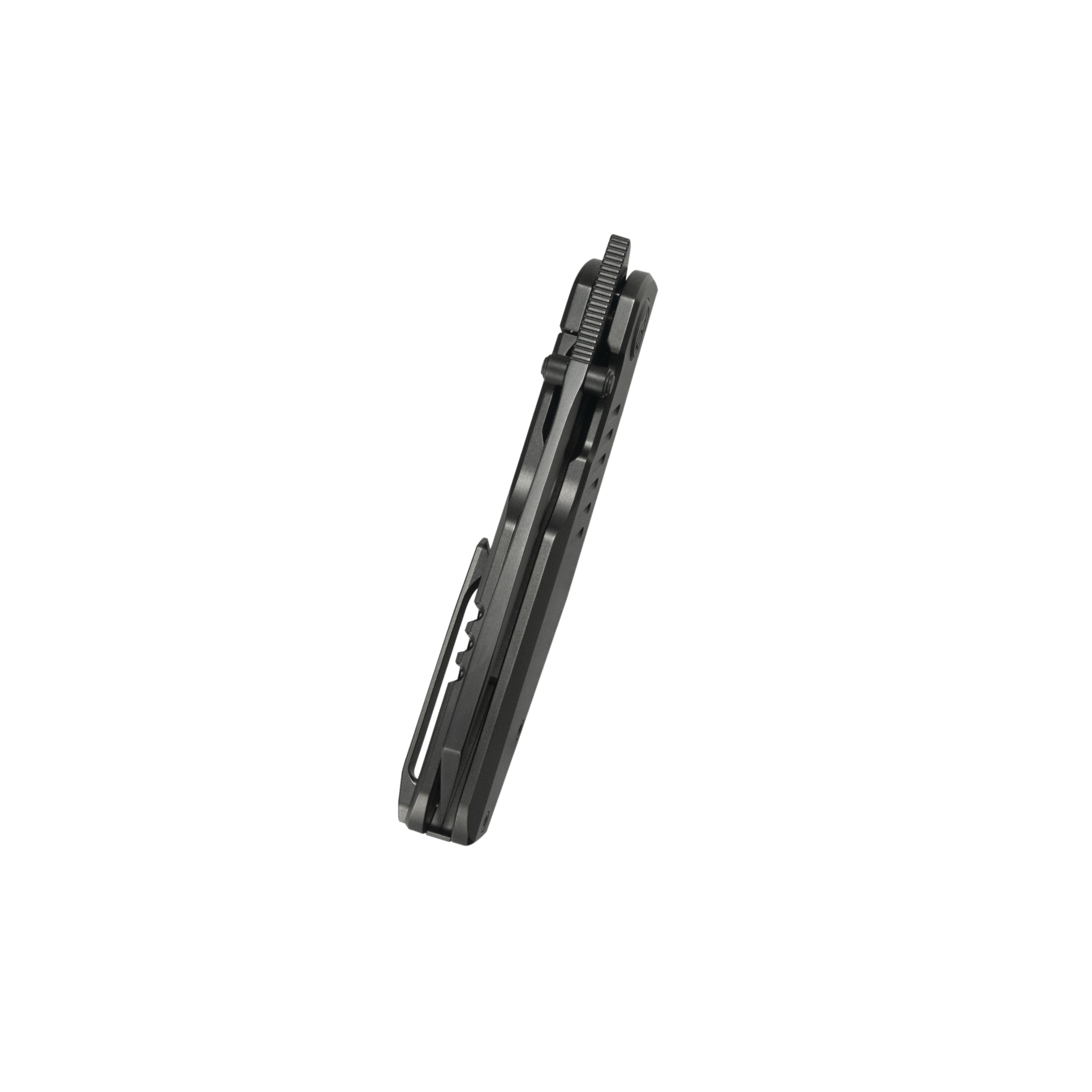 KB Protocol Folding Knife Regular DLC Titanium Handle 3.35'' Regular DLC M390 Blade KB419C