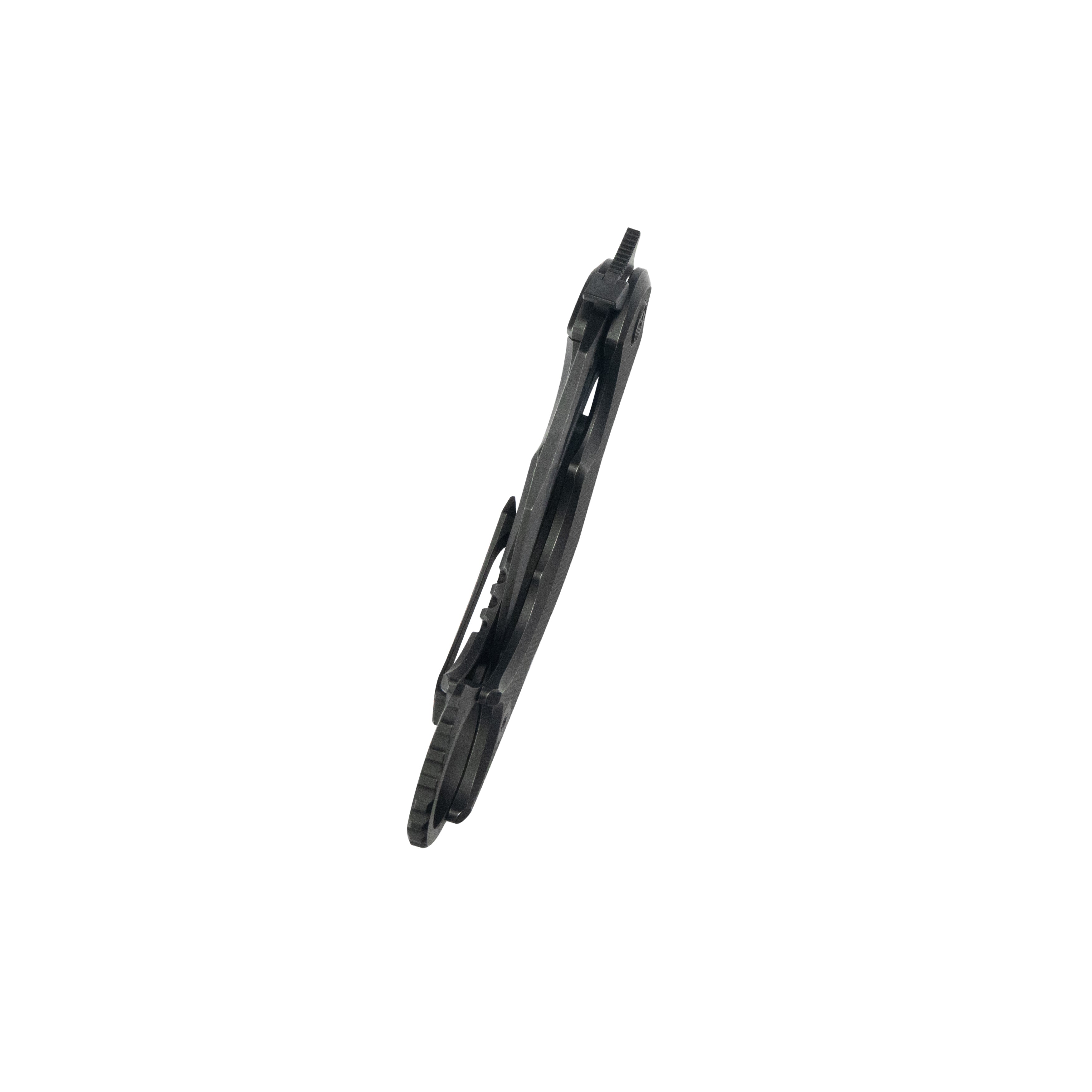 KB Wrath Frame Lock Karambit Ti Handle w/ Diagonal Milling 2.52'' Blackwash M390 KB271C