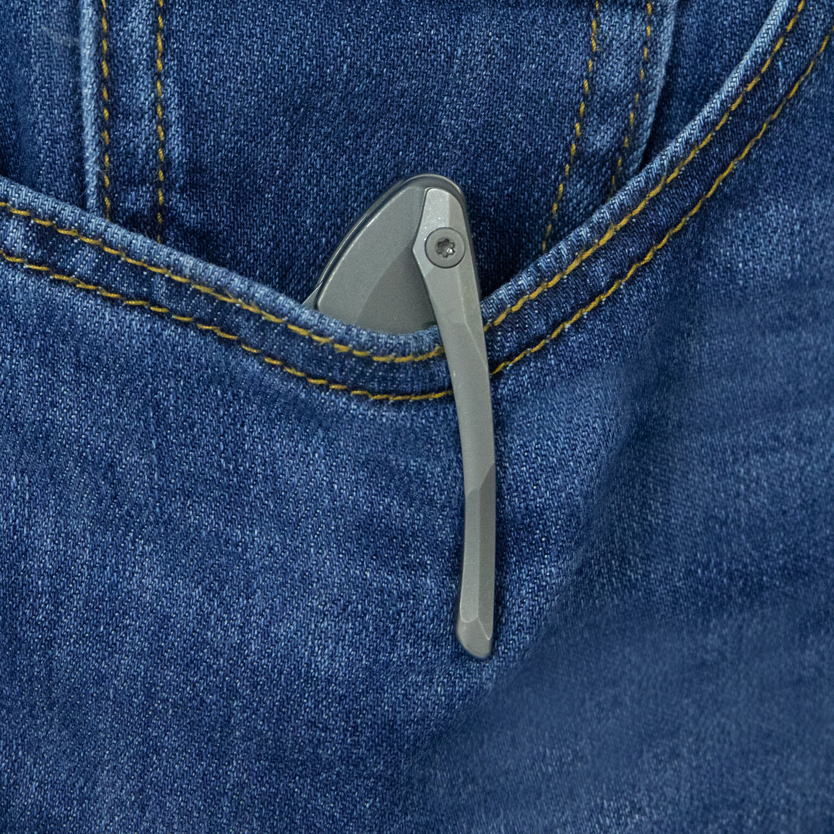 KB Sumo Folding Knife Darkwash Titanium Handle 3.15" Darkwash CPM 20CV Blade KB400B