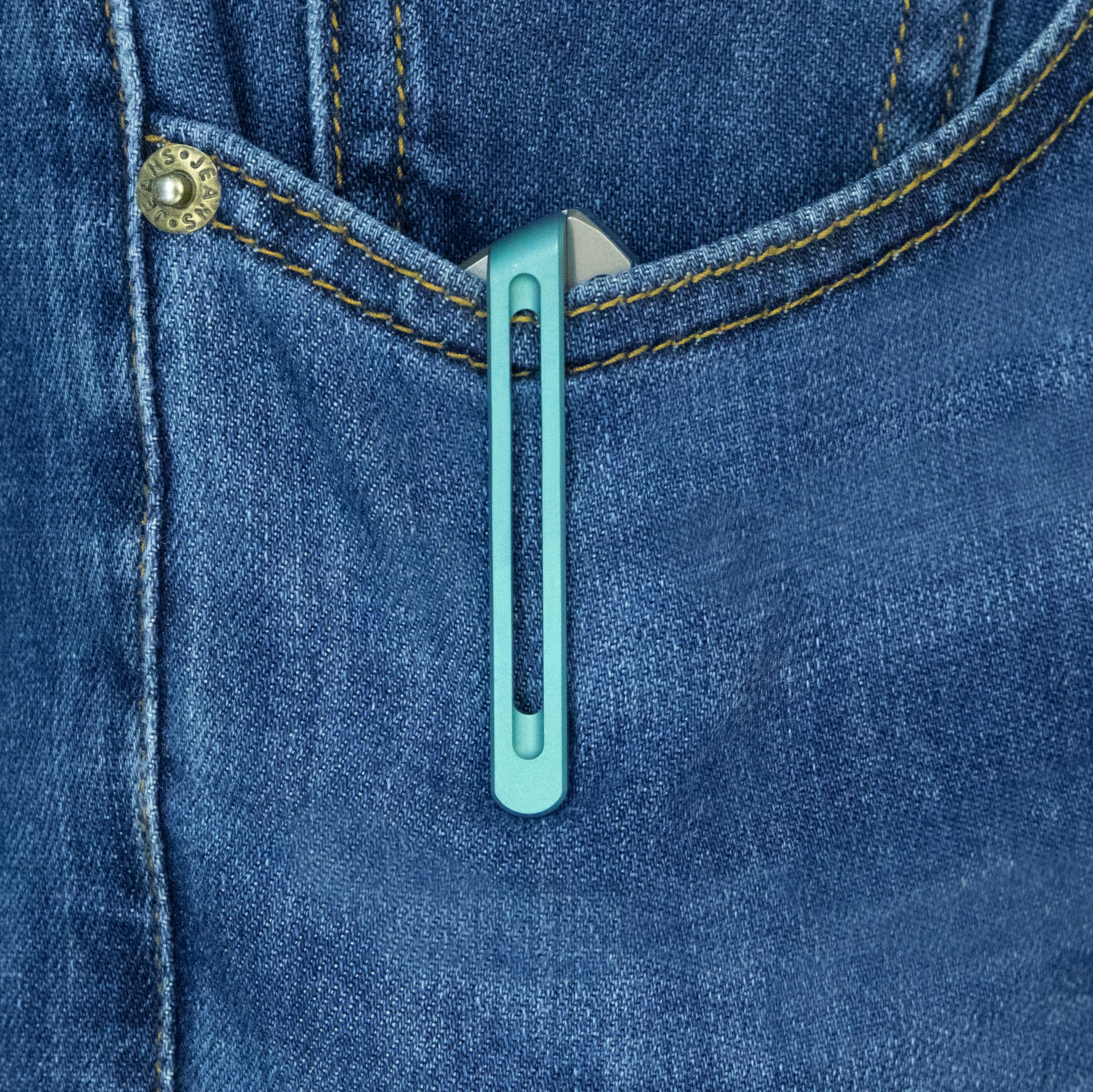 KB Atlas Folding Knife Gray Titanium Handle 3.74" Beadblast M390 Blade KB290E