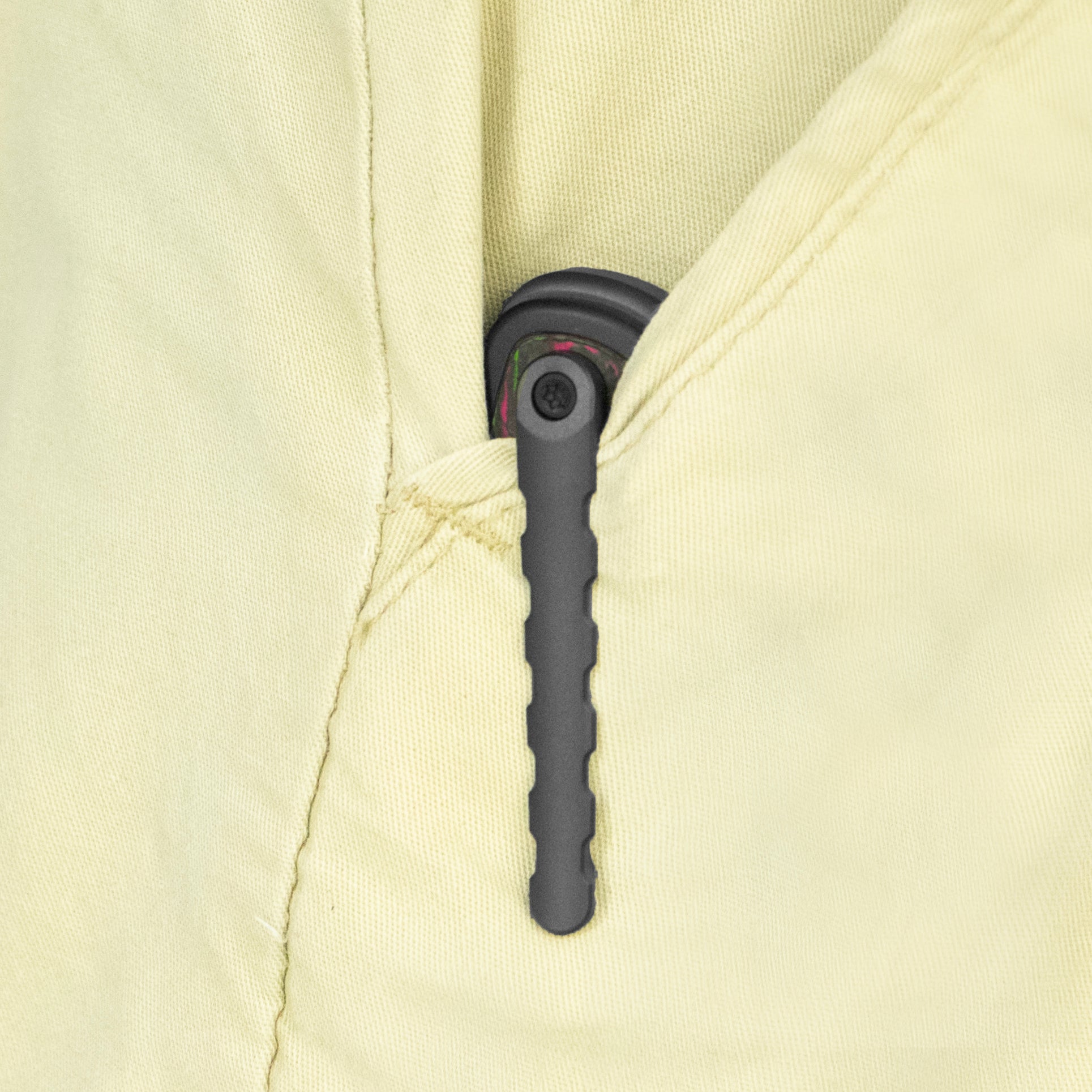 KB Stroller Folding Knife Regular DLC Titanium/CF Inlays Handle 3.35" Regular DLC CPM 20CV Blade KB384D