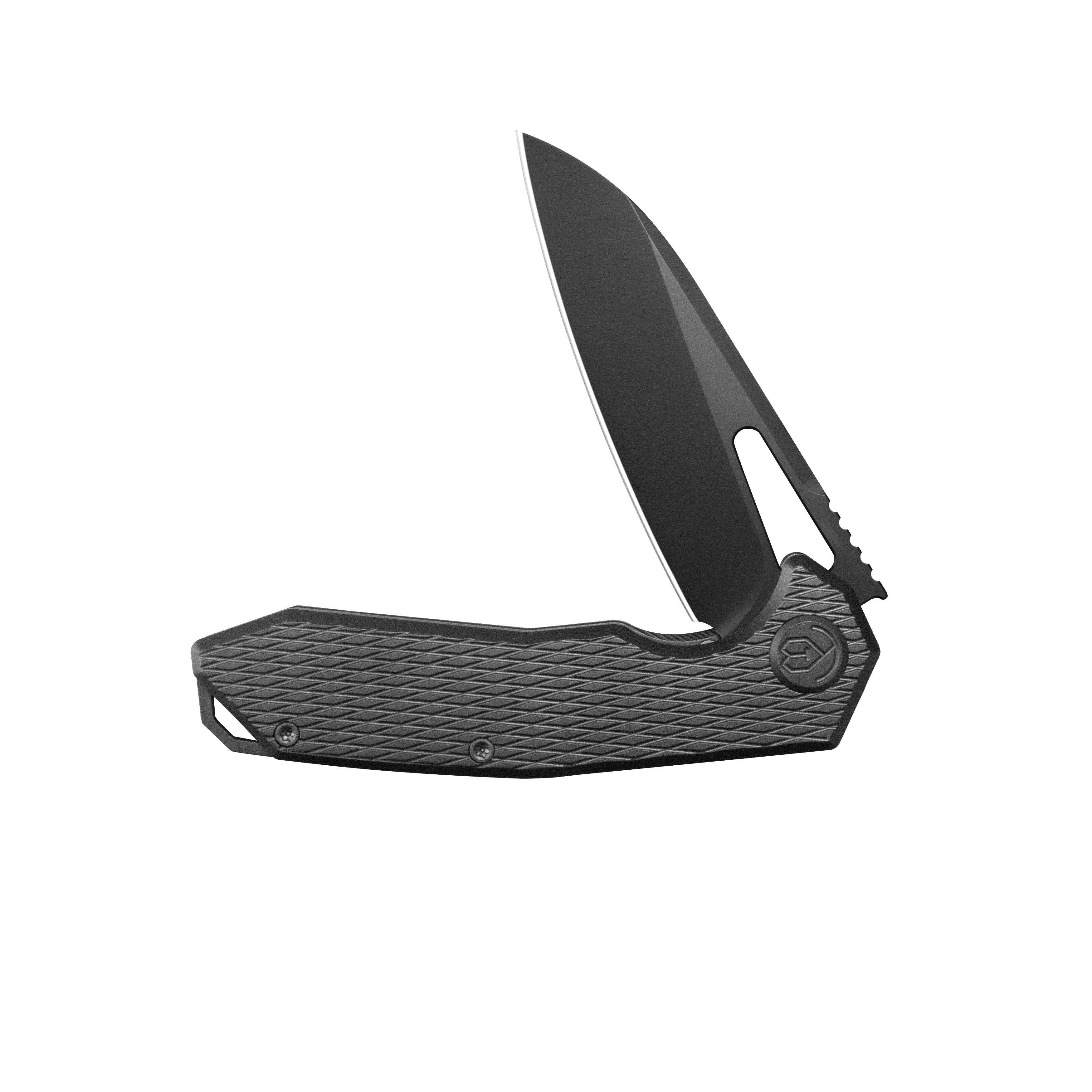 KB Vagrant Folding Knife Regular DLC Titanium Handle 3.15" Regular DLC M390 Blade KB284L