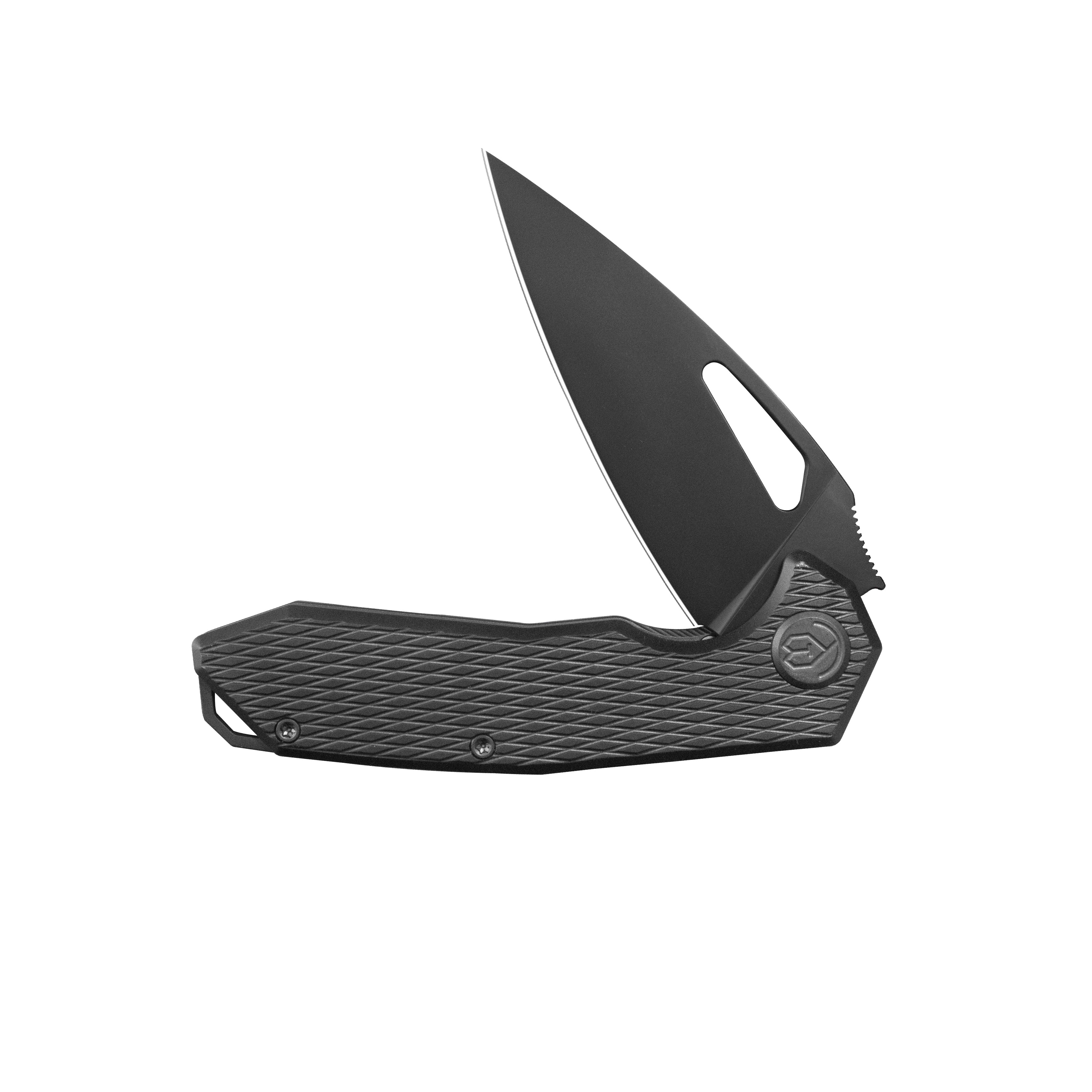 KB Coeus Outdoor Folding Knife Regular DLC Titanium Handle 3.11" Regular DLC M390 Blade KB286E