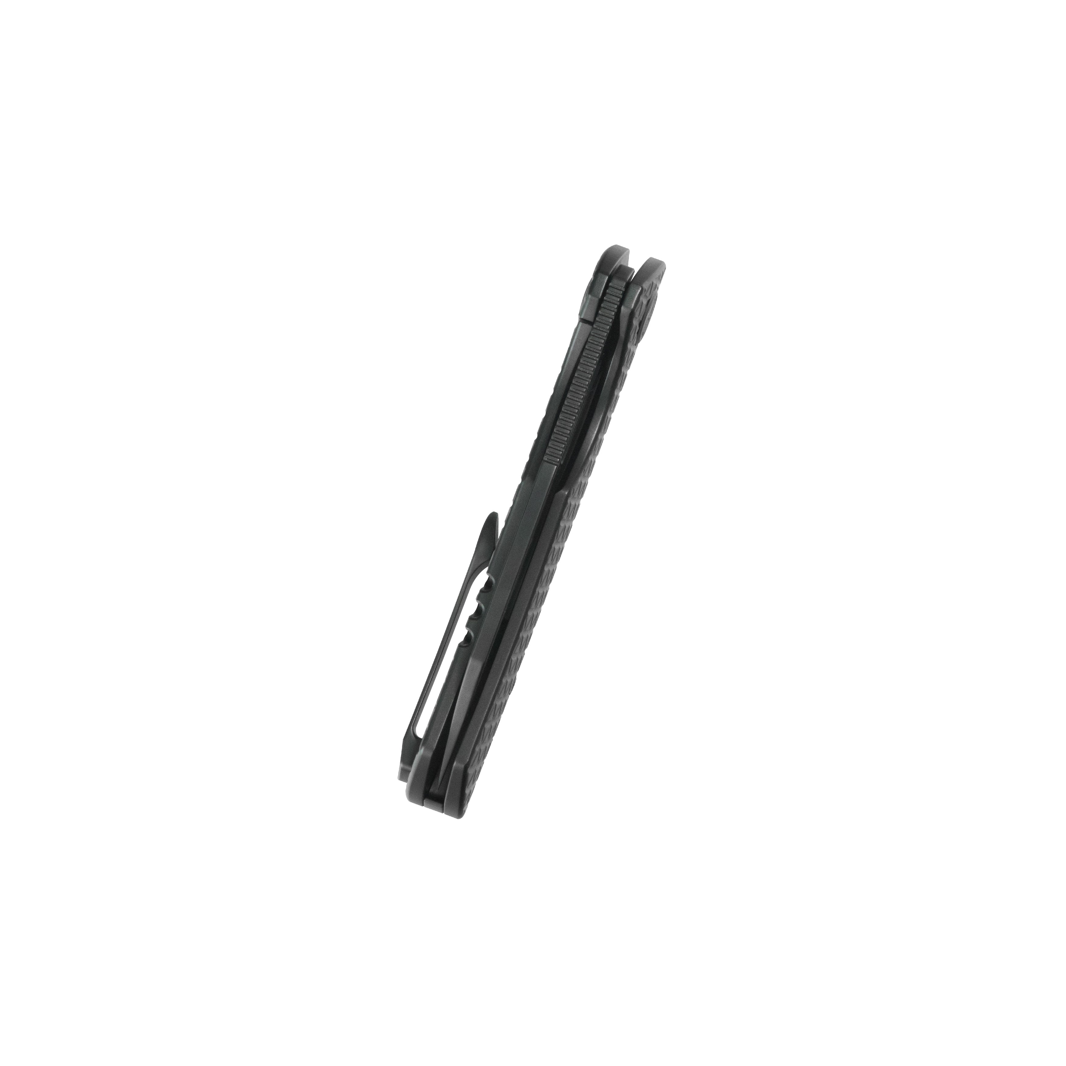 KB Socius Folding Knife Regular DLC Titanium w/ Triangle Milling 3.46'' Regular DLC S90V Blade KB300C