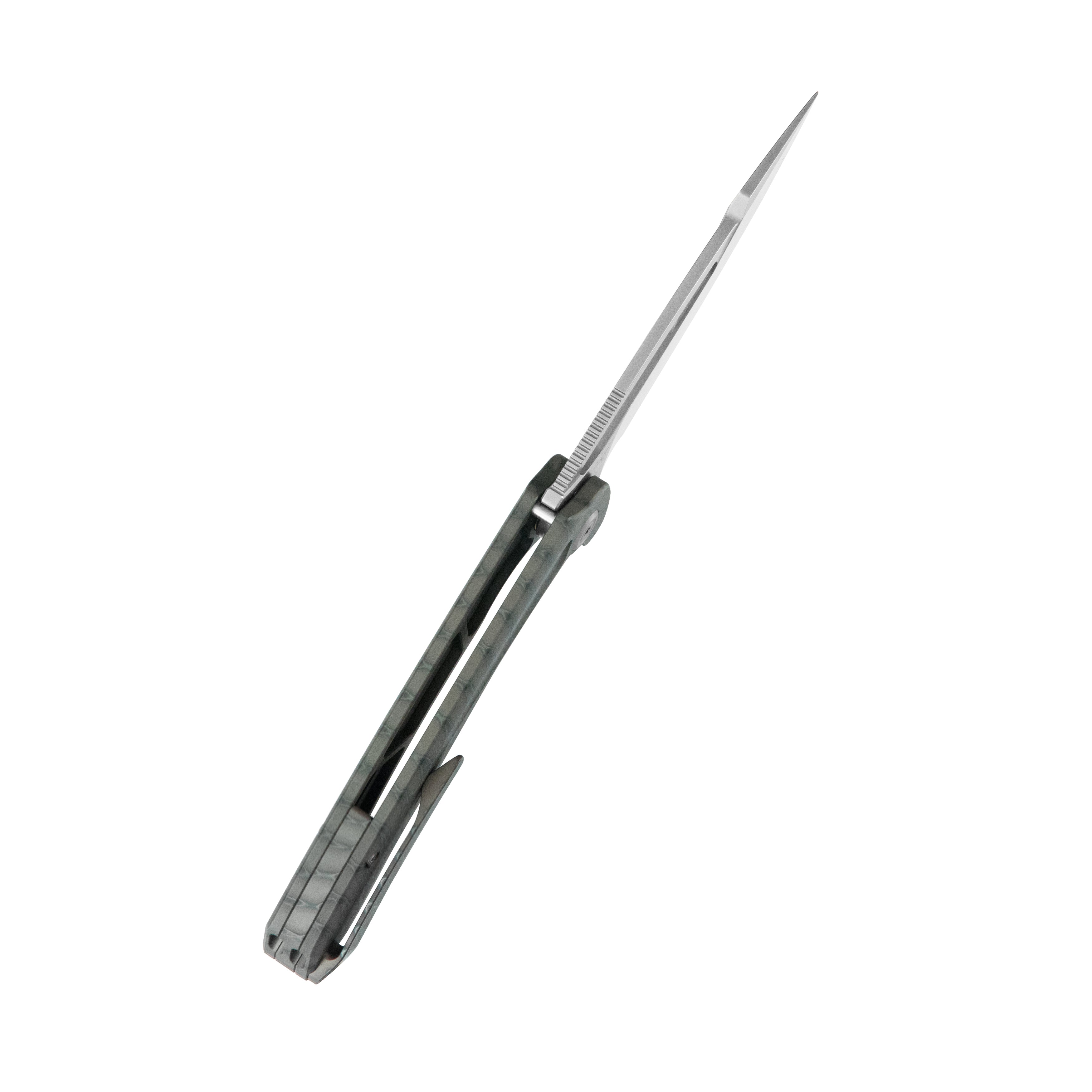 KB Merced Pocket Folding Knife Flame Ano Titanium Handle 3.46'' Beadblast M390 KB352B