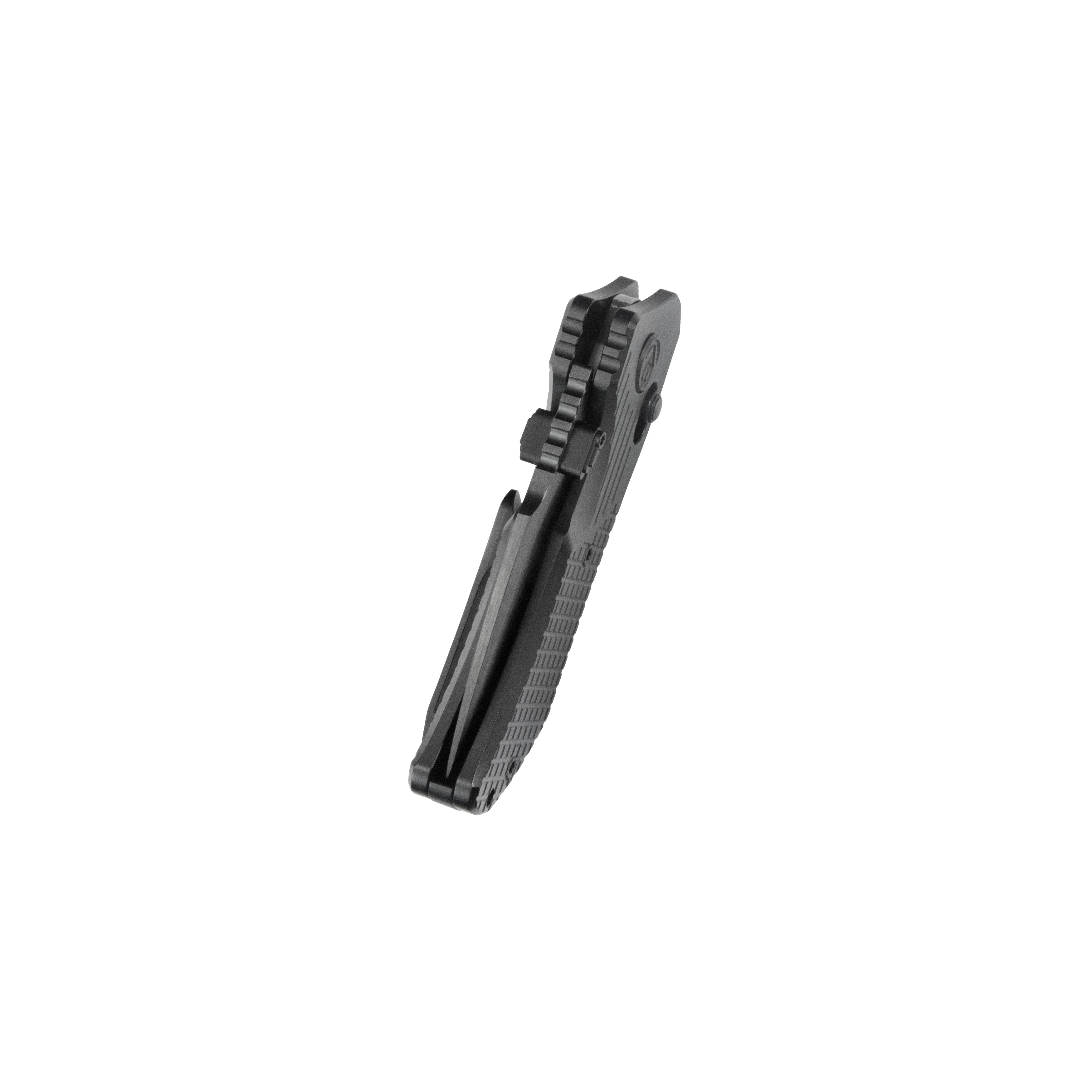 KB Jarpen Folding Knife Black PVD Titanium Handle 2.36'' CPM S90V DLC Hand Rubbed Satin Blade KB415C