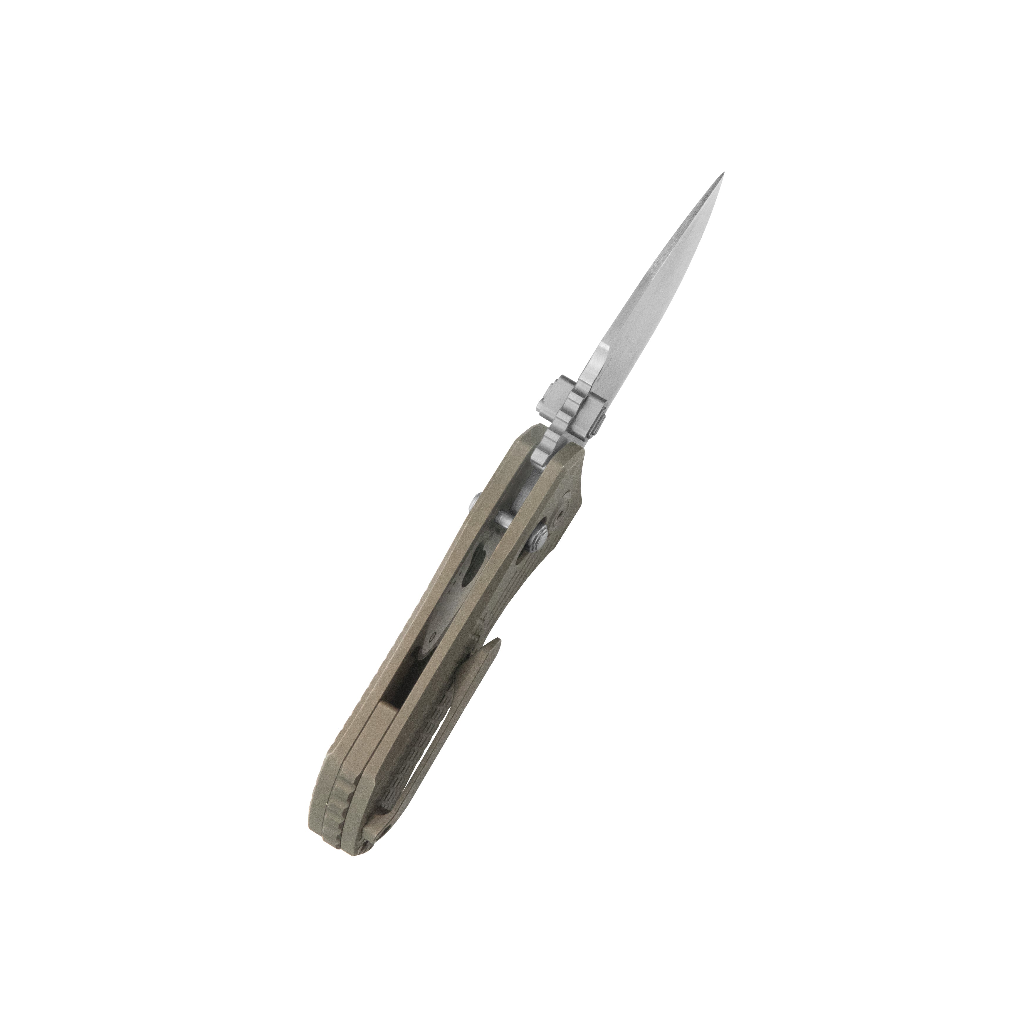 KB Jarpen Folding Knife Bronze Ano Titanium Handle 2.36'' Hand Rubbed Satin CPM S90V Blade KB415D