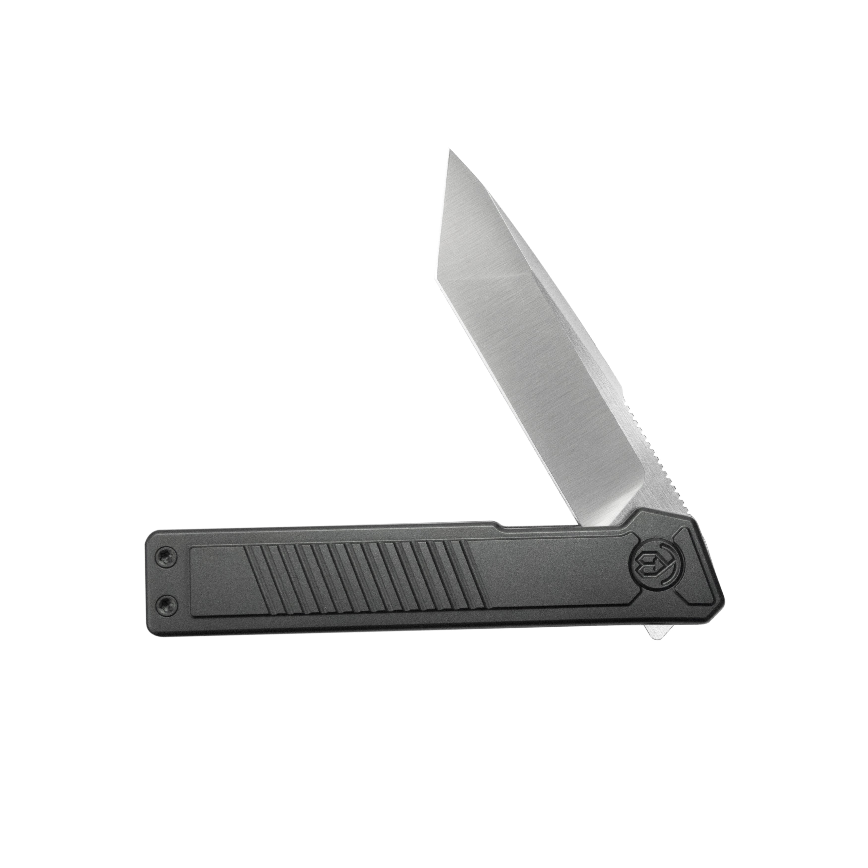 KB Yondu Double Detent Knife DLC Ti Micro Milling 2.87'' Tanto Satin M390 Blade KB420C