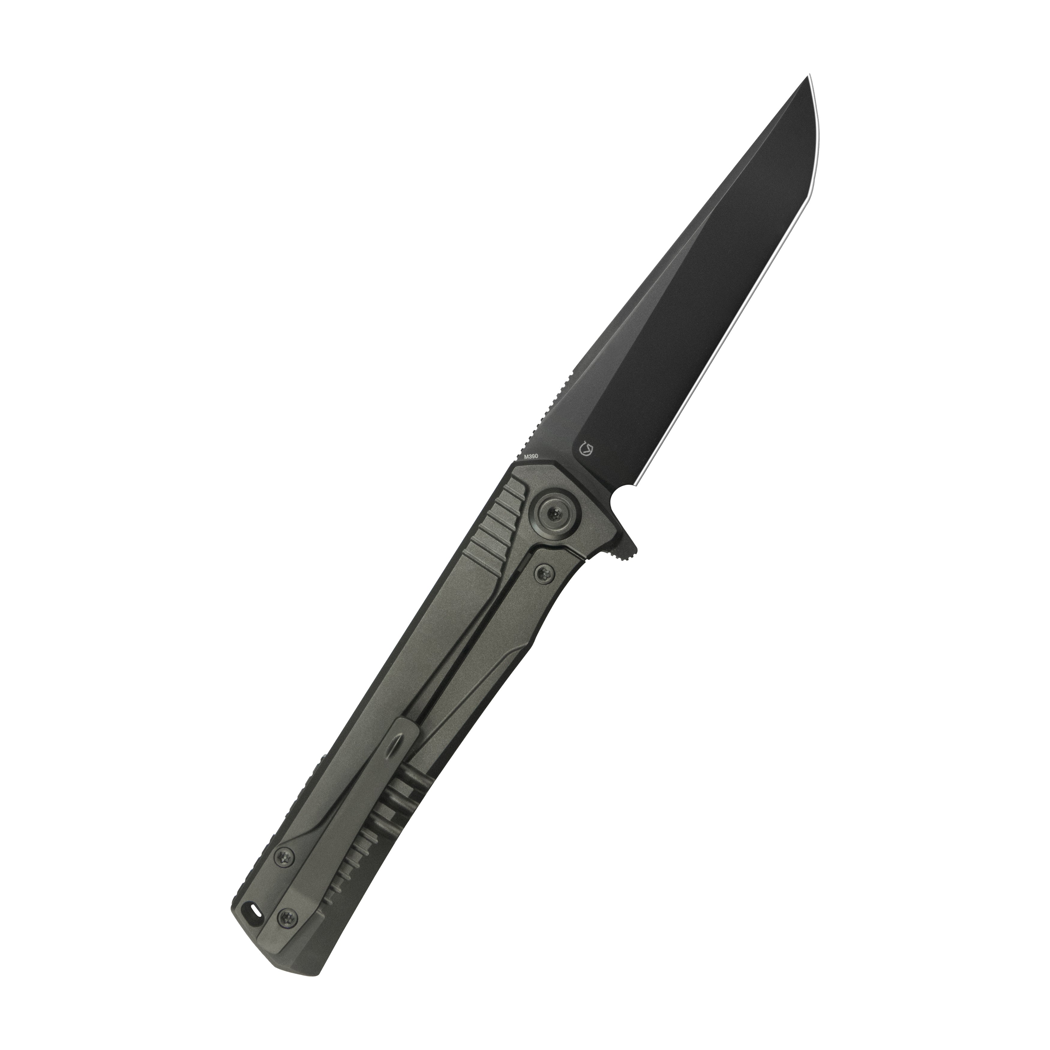 KB Pyramid Folding Knife Regular DLC Titanium Handle 3.54'' Regular DLC M390 Blade KB429C