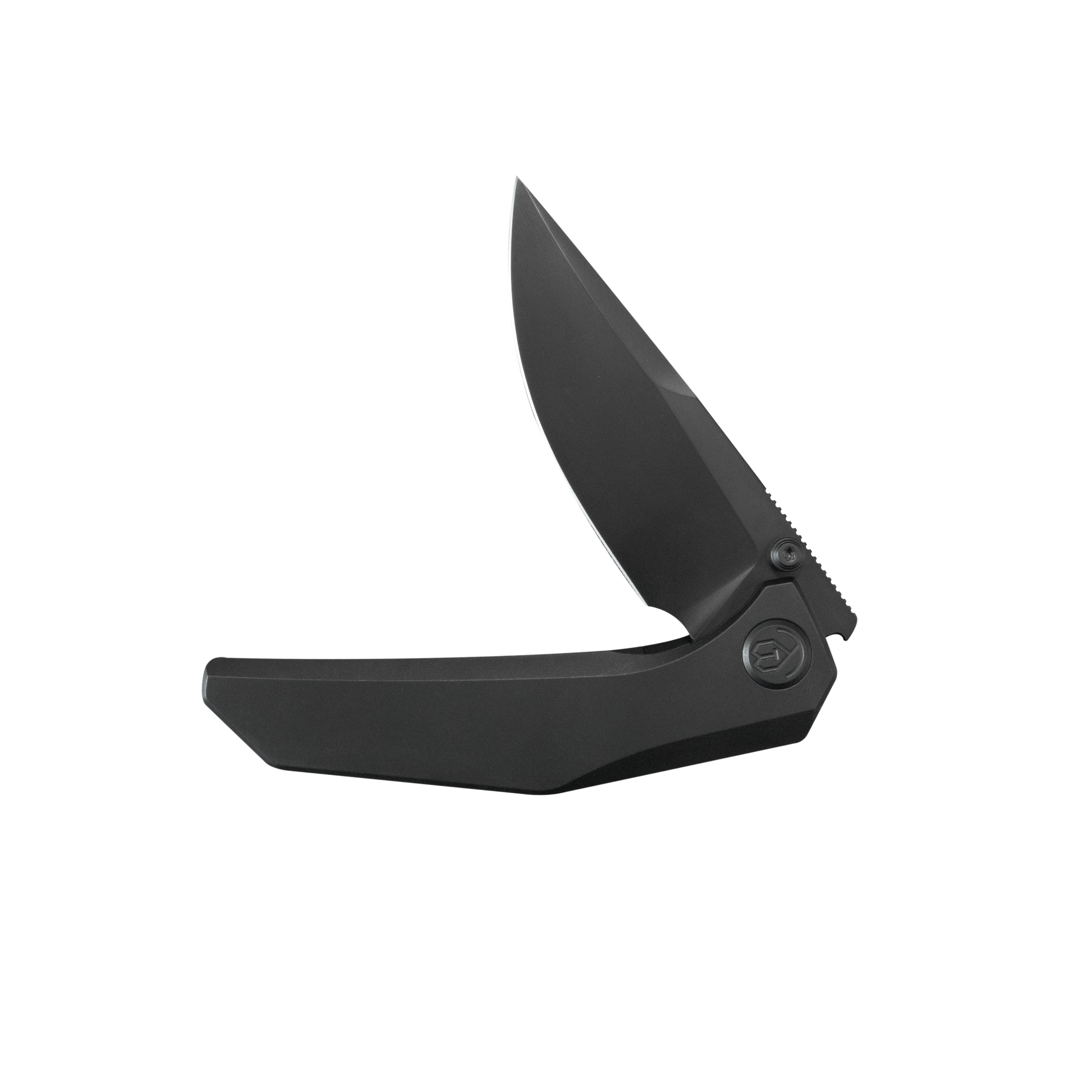 KB Eclipse Folding knife Regular DLC Integral Titanium Handle 3.31'' R