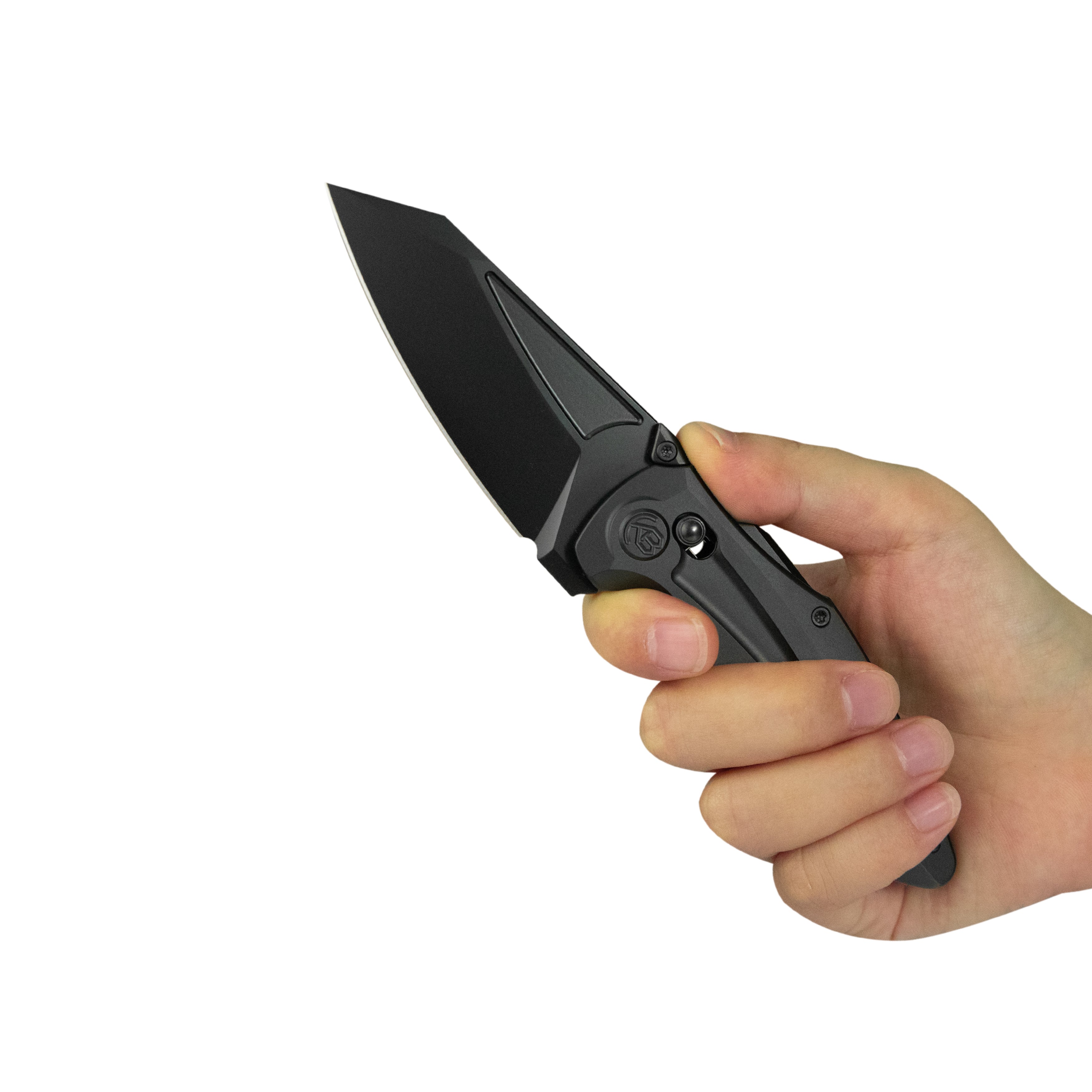 KB Sumo Crossbarlock Folding Knife DLC Titanium Handle 3.15" DLC M390 Blade KB400H