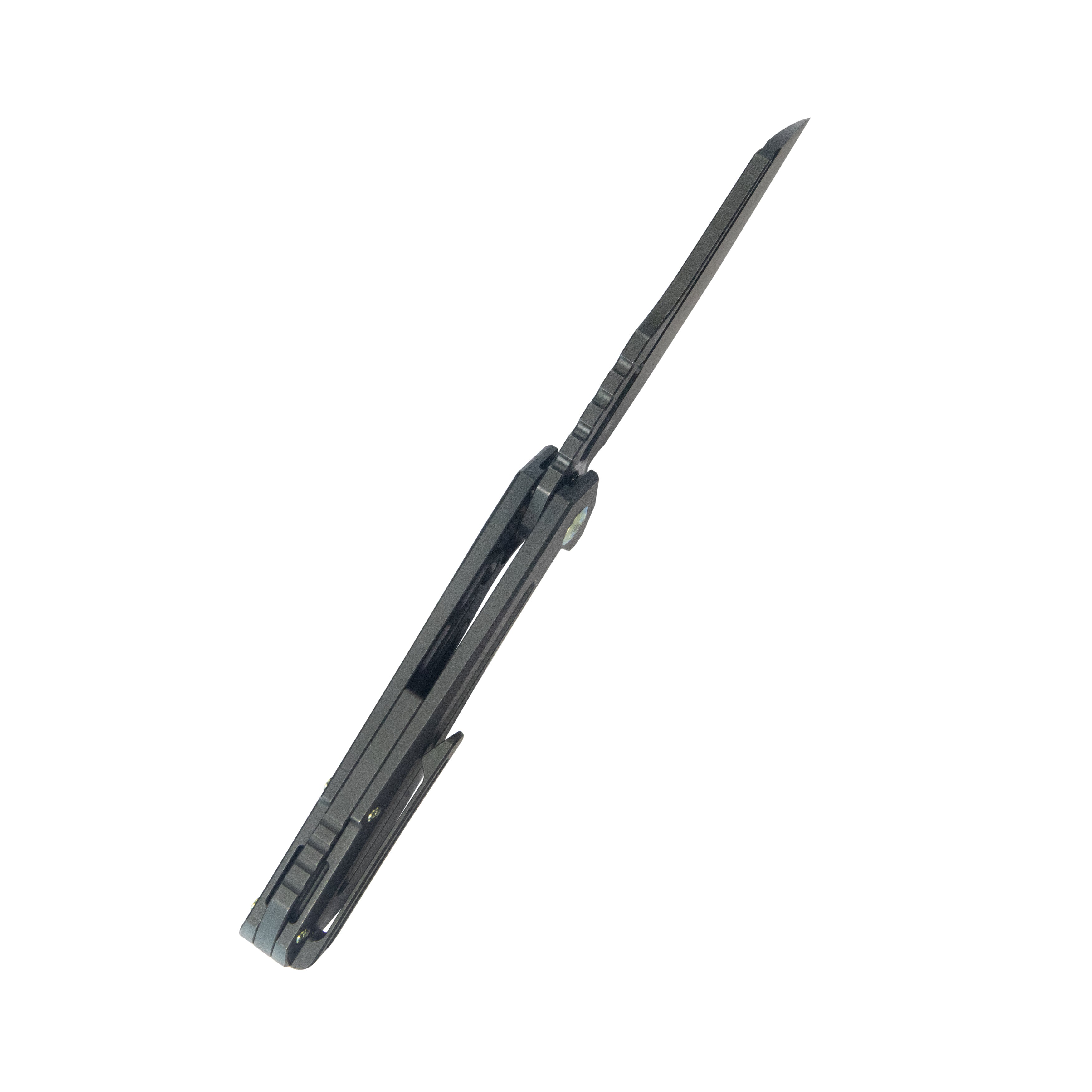 KB Atlas Folding Knife Black Titanium Handle 3.74
