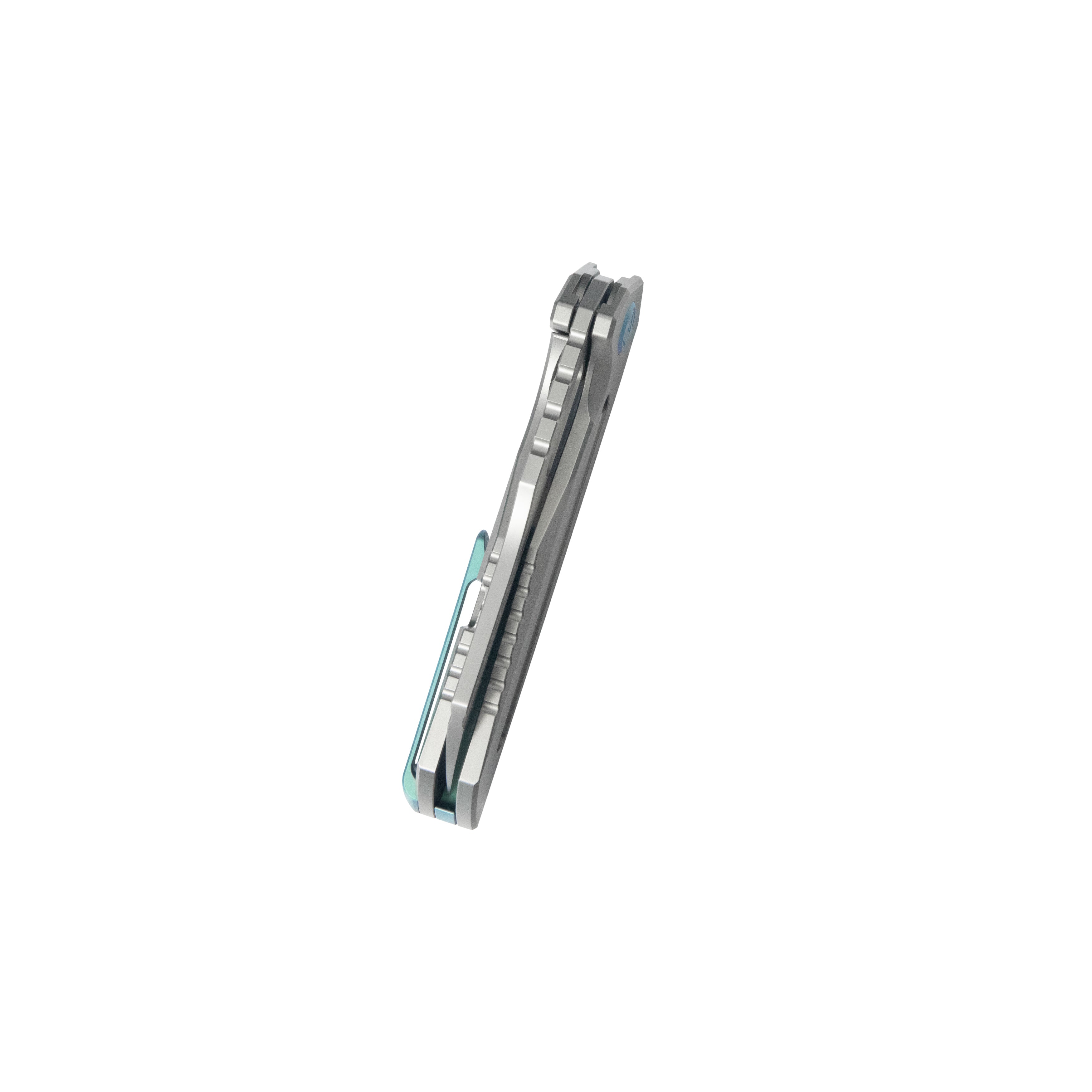 KB Atlas Folding Knife Gray Titanium Handle 3.74