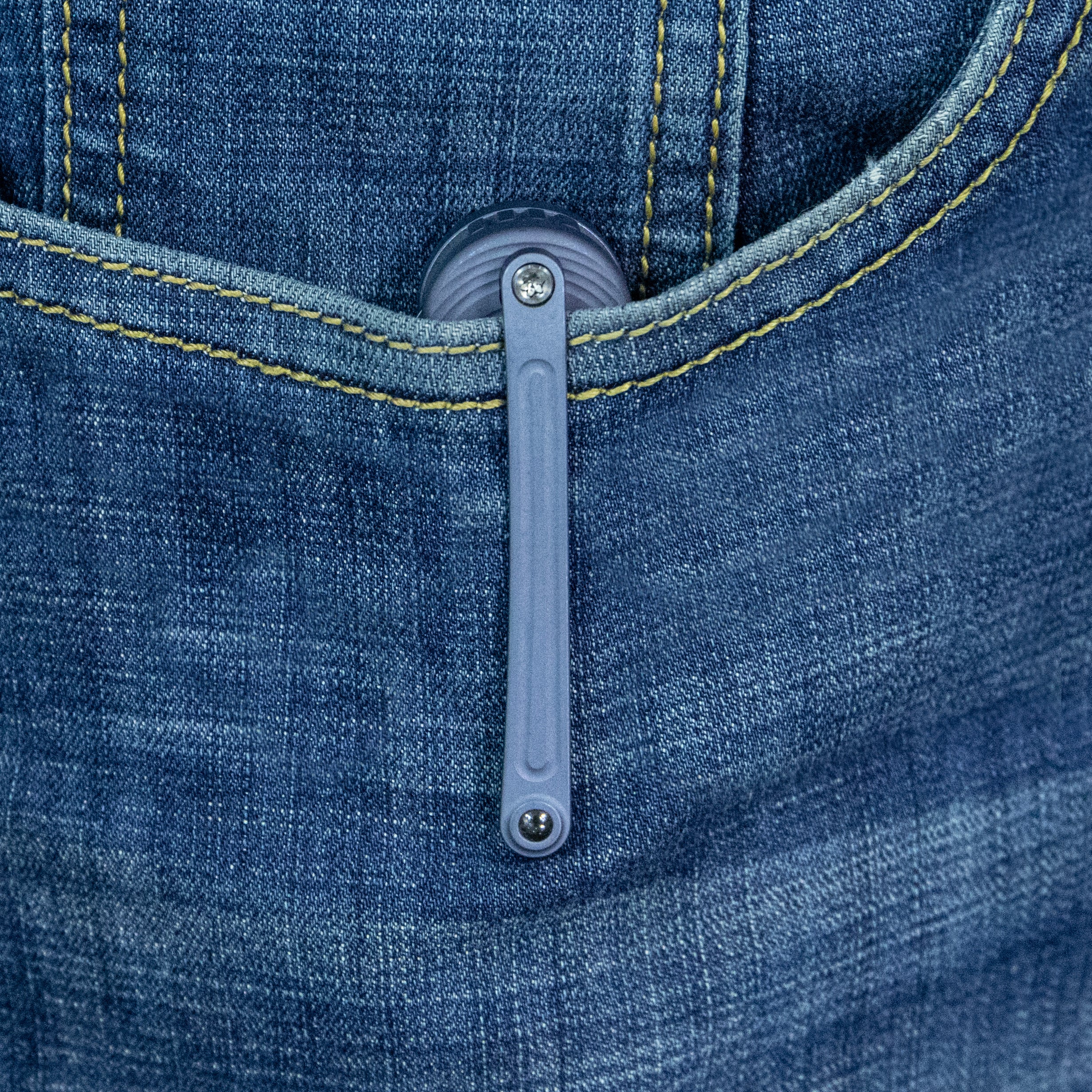 KB Dandy Frame Lock Gentlemans Pocket Folding Knife Blue Ti Handle 3.9