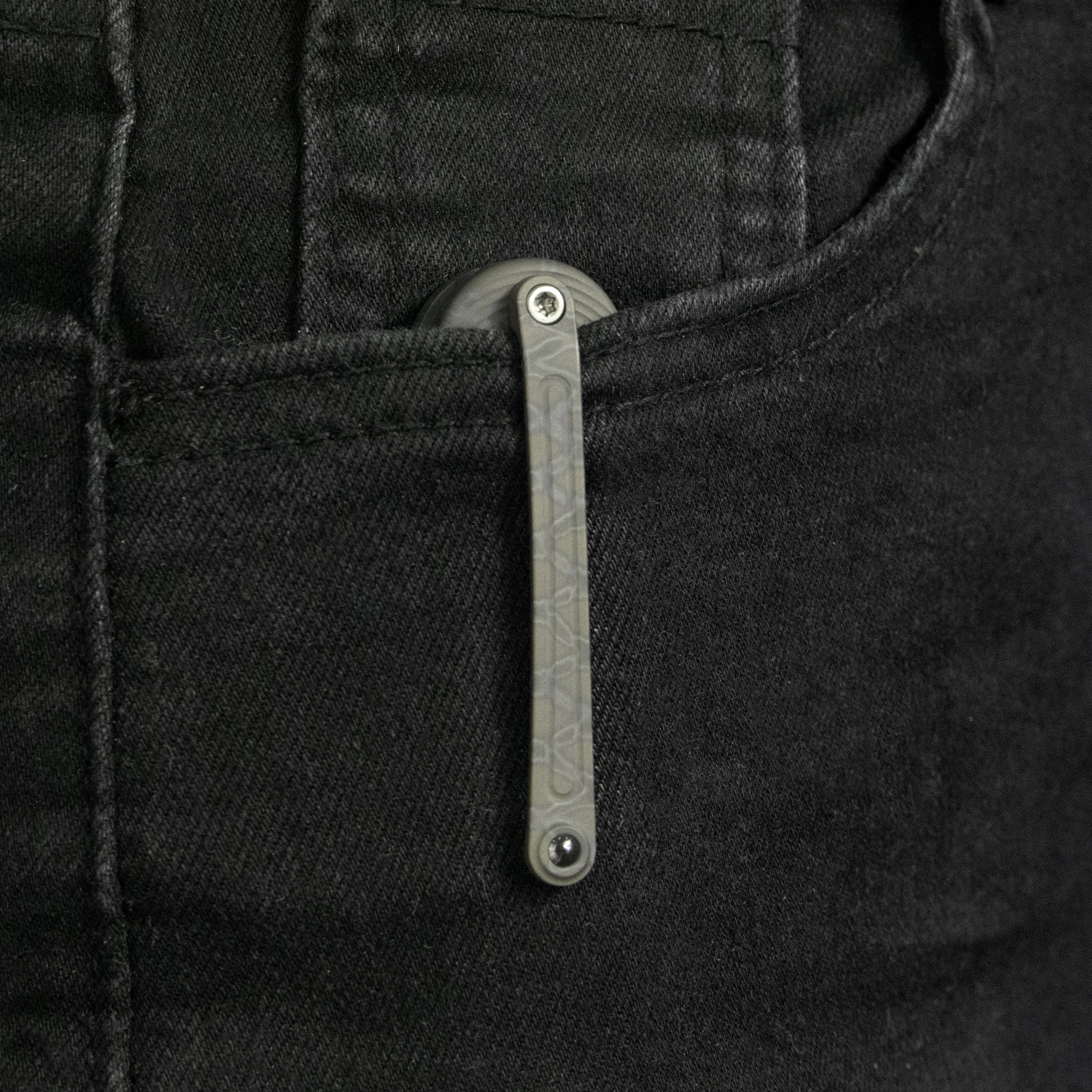 KB Dandy Frame Lock Gentlemans Pocket Folding Knife Flame Ti Handle 3.