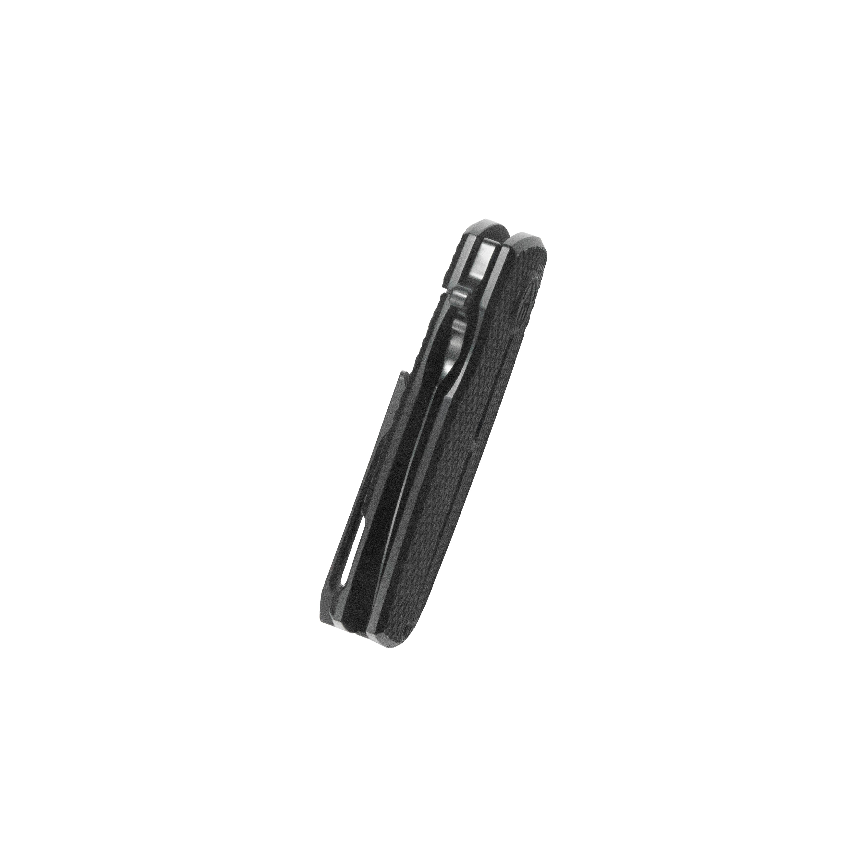 KB Fang Mini Pocket Knife Regular DLC Titanium with Diamond Milling 1.97" Regular DLC M390 Blade KB451C