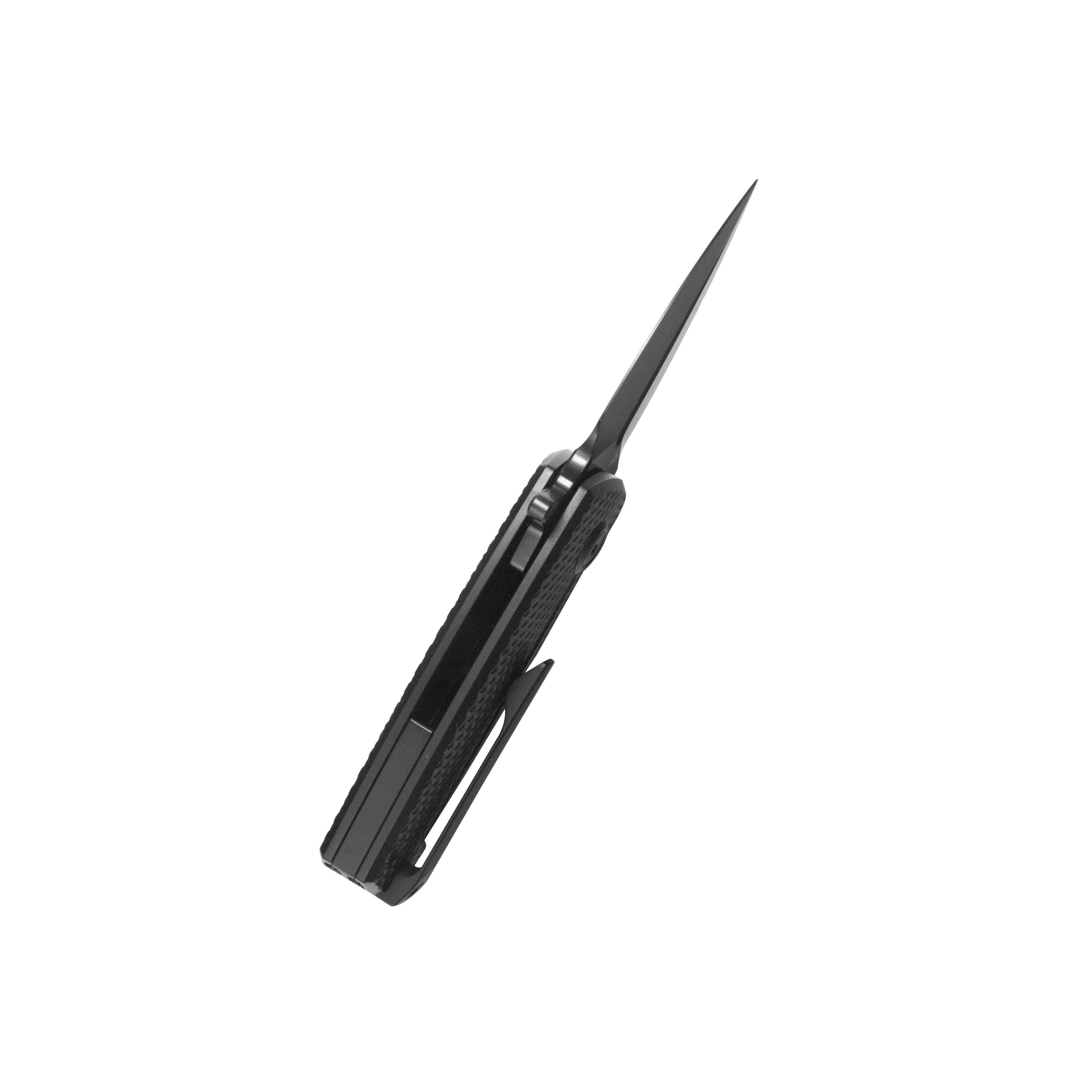 REGAL フライタイイングツール ブラック KB Fang Mini Pocket Knife Black PVD Titanium with Diamond Milling 1.97