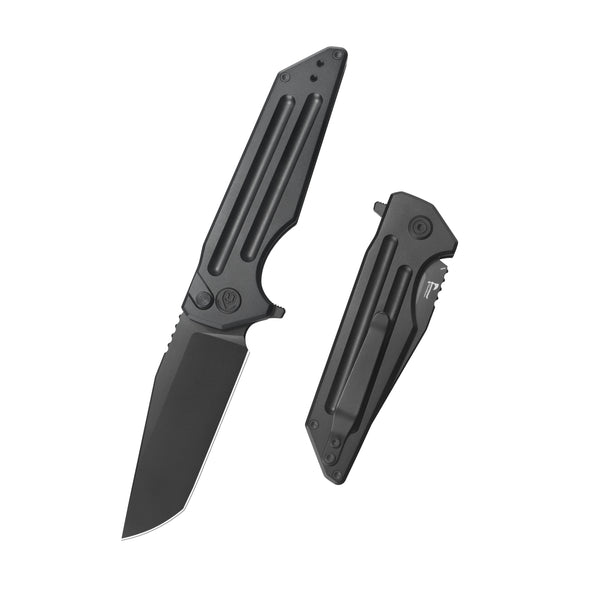 KB Relentless Folding Knife Black PVD Titanium Handle 3.46'' DLC M390