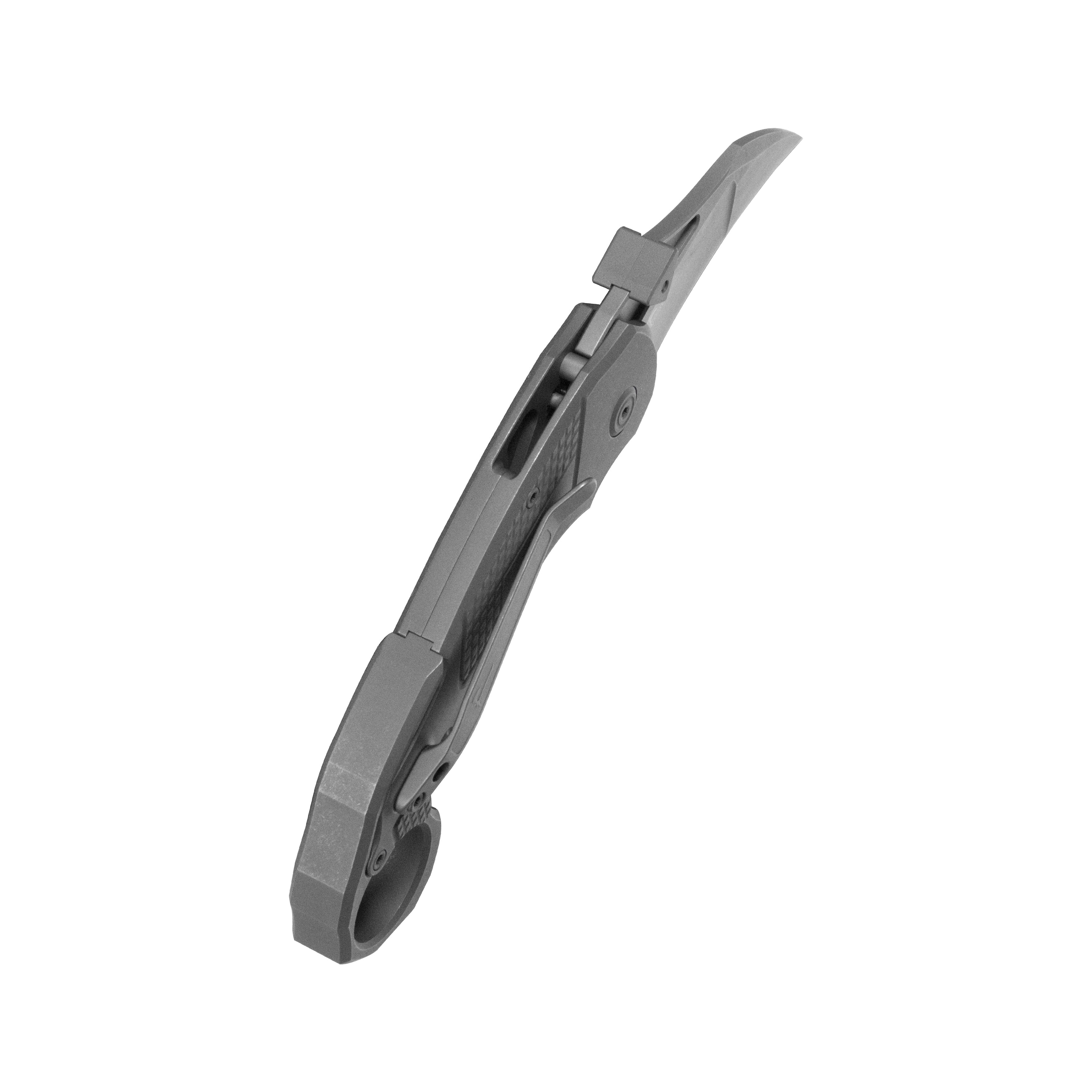 KB Tactical Toucan Folding Knife Darkwash Titanium Handle 2.36'' Darkwash 20CV Blade KB463B