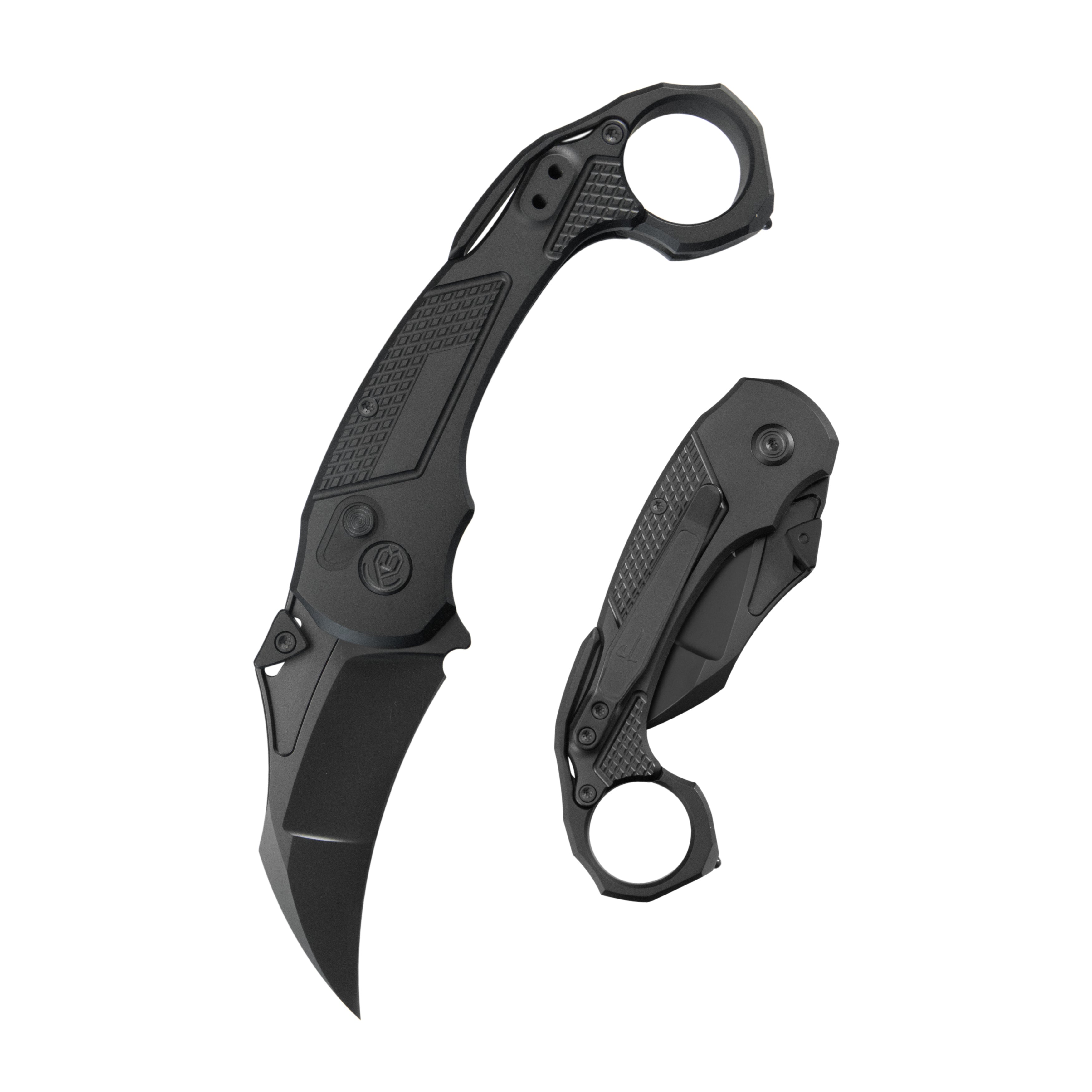 KB Tactical Toucan Folding Knife Black PVD Titanium Handle 2.36'' DLC 20CV Blade KB463D