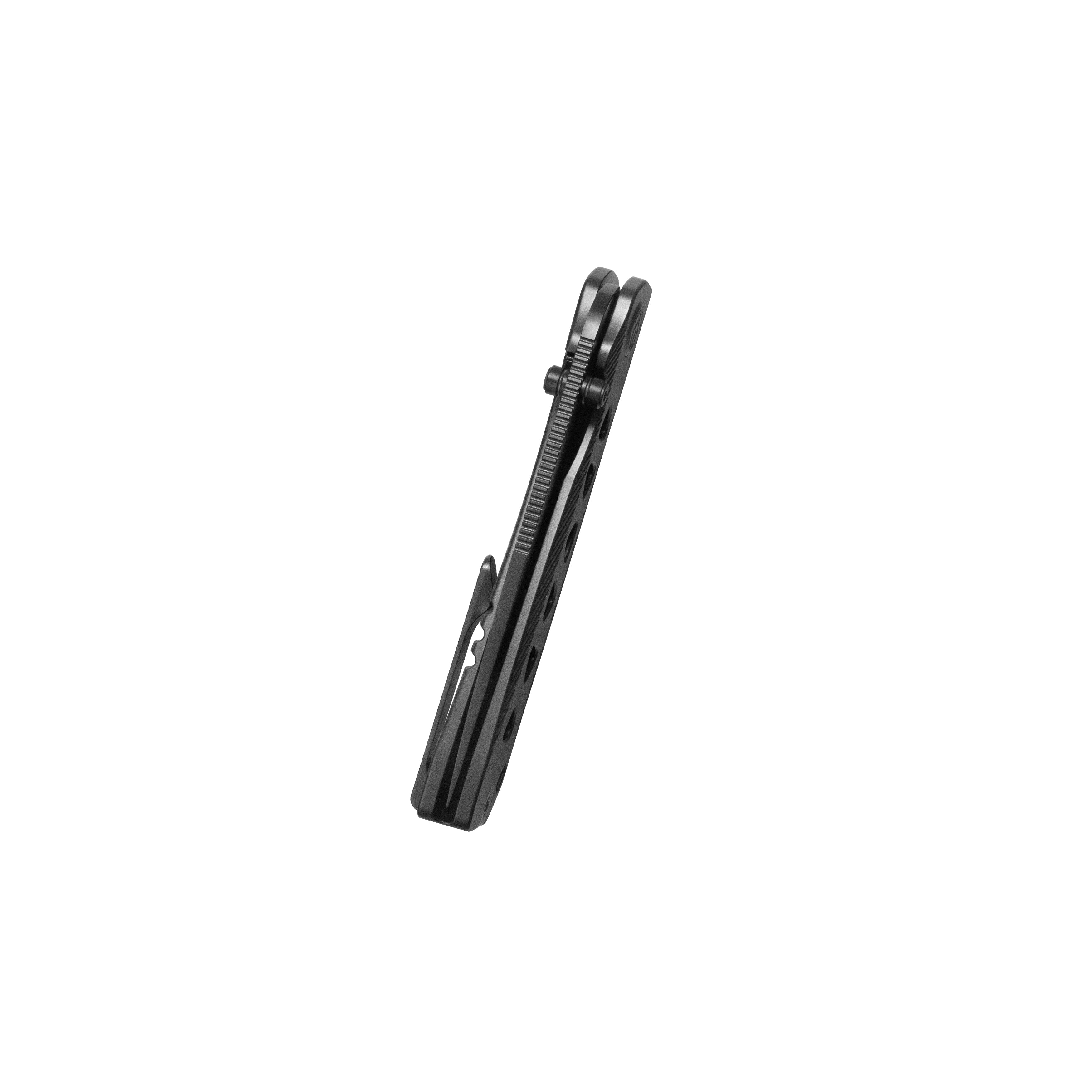 KB Zephyr Tactical Folding Knife Regular DLC Integral Titanium Handle 4.65" Regular DLC M390 KB470C